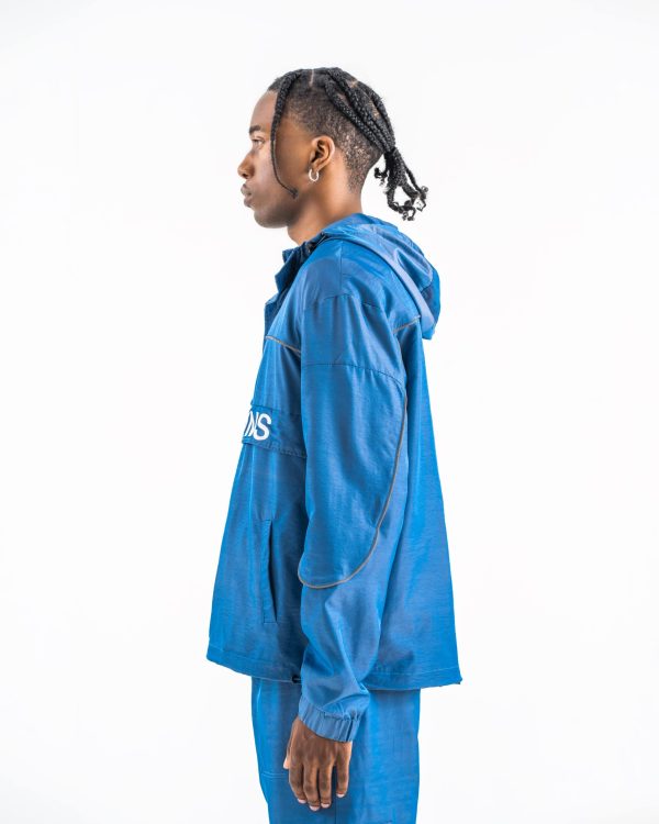 les patrons luxury streetwear blue windbreaker tracksuit 1