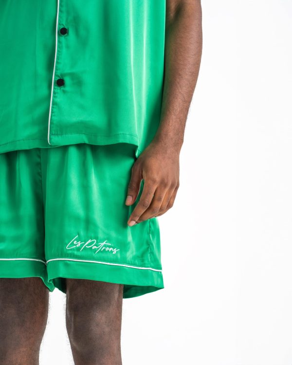 les patrons luxury streetwear green resort set