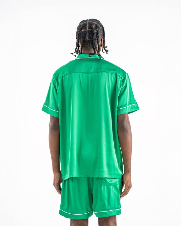 les patrons luxury streetwear green resort set