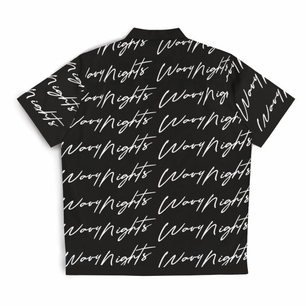 les patrons luxury streetwear wavy nights tshirt