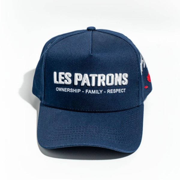 les patrons luxury streetwear signature black hat